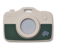 Liewood dino sandy/garden green mix teething toy Steven camera